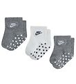 Nike Socken - 3er-Pack - Weiß/Grau Meliert