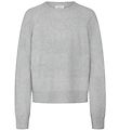 Grunt Blouse - Knitted - Iben - Grey