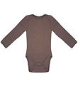 Smallstuff Romper l/s - Wol - Rose Brown