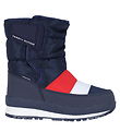 Tommy Hilfiger Winter Boots - Navy w. Red/White