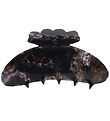 By Str Hair clip - Asta - 10x5 cm - Black Marble