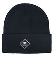 DC Knitted Beanie - Label - Black