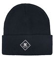 DC Bonnet en Tricot - tiquette - Noir