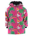 Smfolk Winter Coat - Pink w. Rainbow landscape