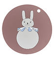 OYOY Diskamotta - Sílikon - Rabbit Pompom - Leir