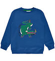 The New Sweatshirt - TnImran - Monaco Blue m. Krokodil
