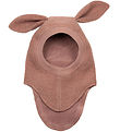 Huttelihut Balaclava - Wool - 2-layer - Bunny - Heather Rose