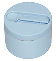 Design Letters Lunchbox w. Spoon - Thermal - Little - Light Blue