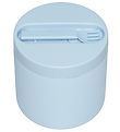 Design Letters Lunchbox w. Fork - Thermal - Large - Light Blue