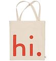 Design Letters Shopper - Travel - Natural/Coral w. Hi