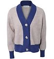 Hound Cardigan - Knitted - Rib - Cobalt Blue