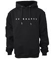 Hound Hoodie - Black m. Borduurwerk