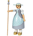 Kay Bojesen Woodfigure - Hyrdinden - 18 cm - Purple/Green