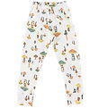 Katvig Leggings - White w. Mushrooms