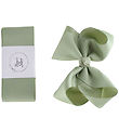 By Str Baptism Ribbon w. Bow - Dusty Green