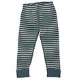Voksi Trousers - Wool - Sea Green Stripes