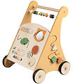 Sebra Loopwagen m. Activiteiten - Hout - Wildlife