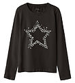 Name It Blouse - NkfViparty - Black w. Glitter