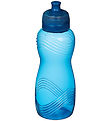 Sistema Drinkfles - Draai en drink Wave - 600 ml - Donkerblauw