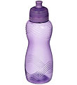 Sistema Water Bottle - Twist 'n' Sip Wave - 600 mL - Purple