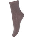 MP Socks - Wool - Rib - Dark Purple Dove