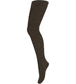 MP Tights - Wool - Rib - Brown Melange