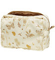 Cam Cam Toiletry Bag - Little - Beige w. Leaves/Butterflies