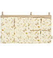 Cam Cam Bed Pocket - 42x24 cm - Beige w. Leaves/Butterflies