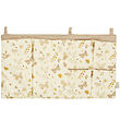 Cam Cam Sngficka - 42x24 cm - Beige m. Blad/Fjrilar