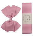 Little Wonders Baptism Ribbon w. Bow - Quartz Rose