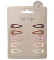 Little Wonders Hair Clips - 10-Pack - Burnt Colours