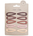 Little Wonders Hair Clips - 10-Pack - Brown Colours