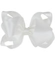 Little Wonders Bow Hair Clip - 8 cm - White