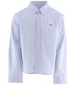 GANT Skjorta - Shield Oxford - Capri Blue