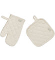 Cam Cam Oven Mitts & Potholder - Classic+ Stripes Camel