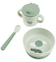 Done by Deer Dinner Set - Foodie - Happy Clouds Green