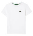 Lacoste Stuttermabolur - Hvítt