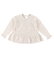 Copenhagen Colors Blouse - Wol - Pale Cream Gemleerd