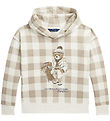 Polo Ralph Lauren Hoodie - Holiday - Cream/Beigeternet w. Ba
