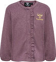 Hummel Cardigan - hmlLissa - Artic Dusk m. Goud Glitter