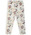 The New Siblings Leggings - TnsVakantie - Ecru m. Print