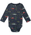 The New Siblings Body l/ - TnsHoliday - Navy Blazer m. Print