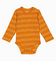 VACVAC Bodysuit l/s - Rib - Billie - Honeyscotch Stripes