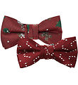 Name It Bow Tie - NmmOchris - Jester Red w. Christmas motifs