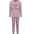 Hummel Pyjama Set - hmlCarolina - Arctic Dust w. Print