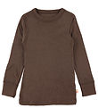 Katvig Blouse - Laine - Marron