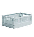 Made Crate Foldable Box - Mini - 24x17x9.5 cm - Ice Cube Blue