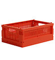 Made Crate Bote Pliante - Mini - 24x17x9,5 cm - Rouge si vif