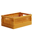 Made Crate Vouwbare box - Mini - 24x17x9,5 cm - Mustard
