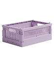 Made Crate Foldable Box - Mini - 24x17x9.5 cm - Lilac